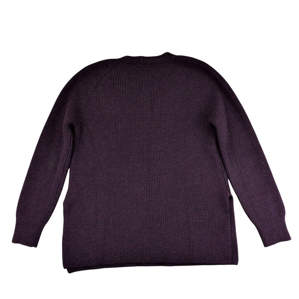 Athleta Switchback Pullover Sweater Burgundy Ribb… - image 2